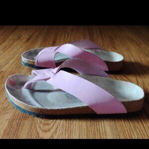 Pink Birkenstock Sandals, Size 39
